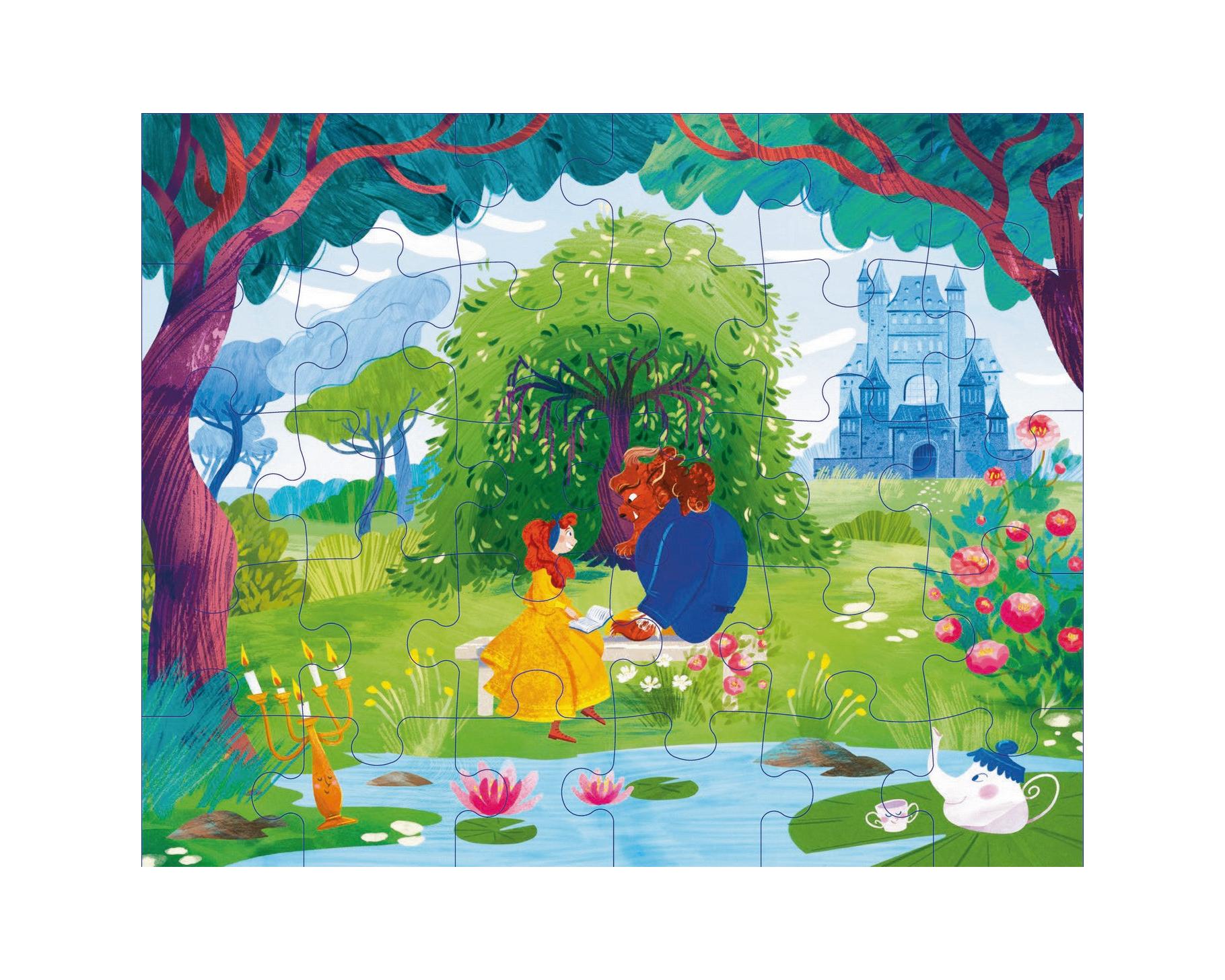 Puzzle + Libro - La Bella y la Bestia