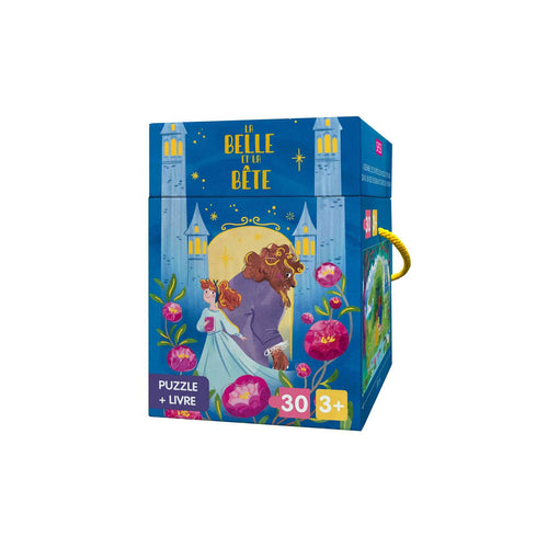 Puzzle + Livre - La Belle Et La Bête