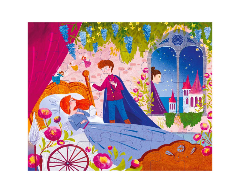 Puzzle + Livre - La Belle Au Bois Dormant