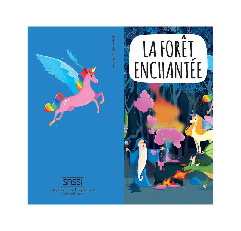 Livre Et Puzzle Fantasy - La Forêt Enchantée