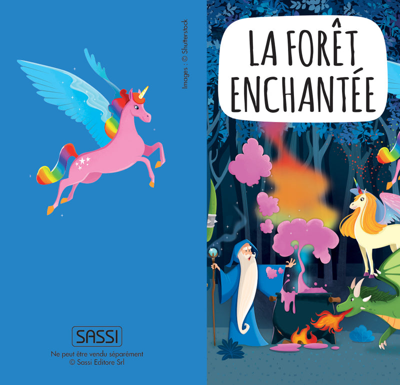 Livre Et Puzzle Fantasy - La Forêt Enchantée