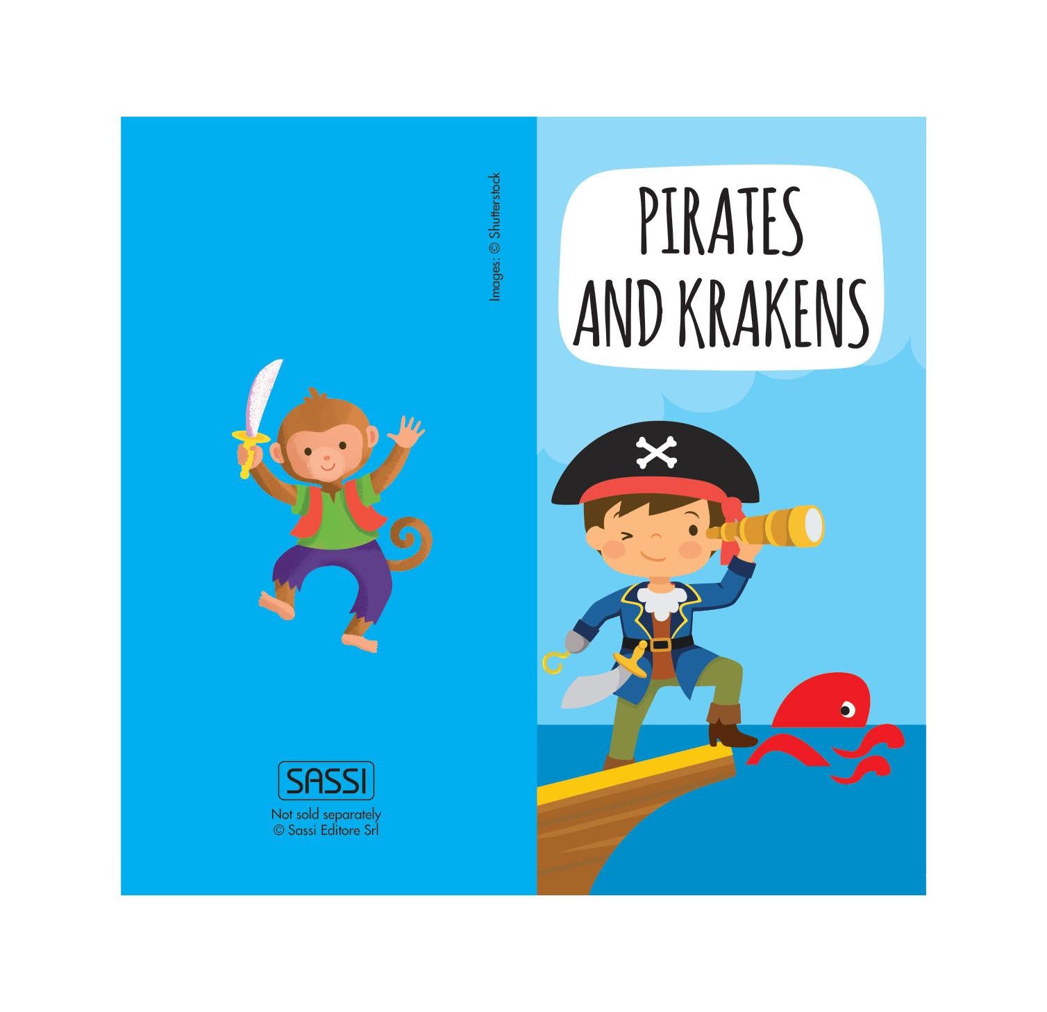 Fantasy Book & Puzzle - Pirates and Krakens