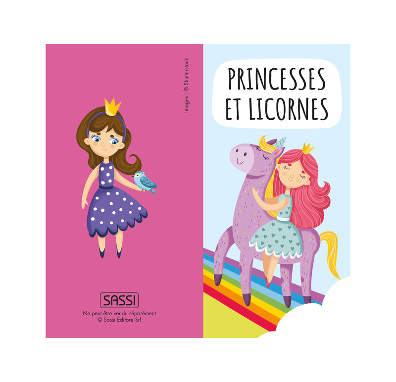 Livre Et Puzzle Fantasy - Princesses Et Licornes