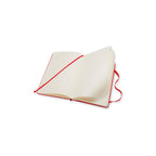 Carnet Classique Large 13X21 - Pages Lignées - Rouge Écarlate
