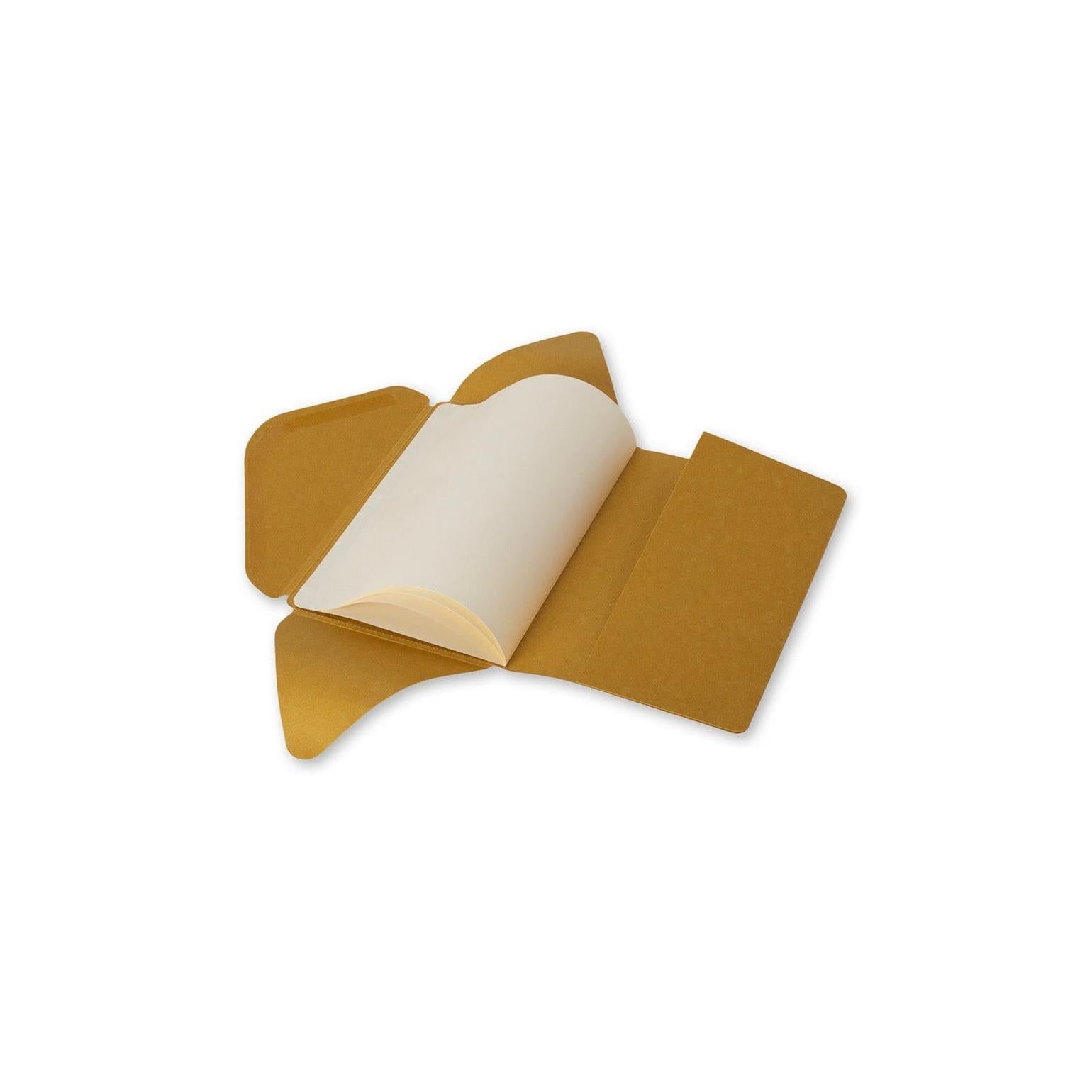 Postal Pocket 9X14 Notebook - Blank Pages - Mustard Yellow