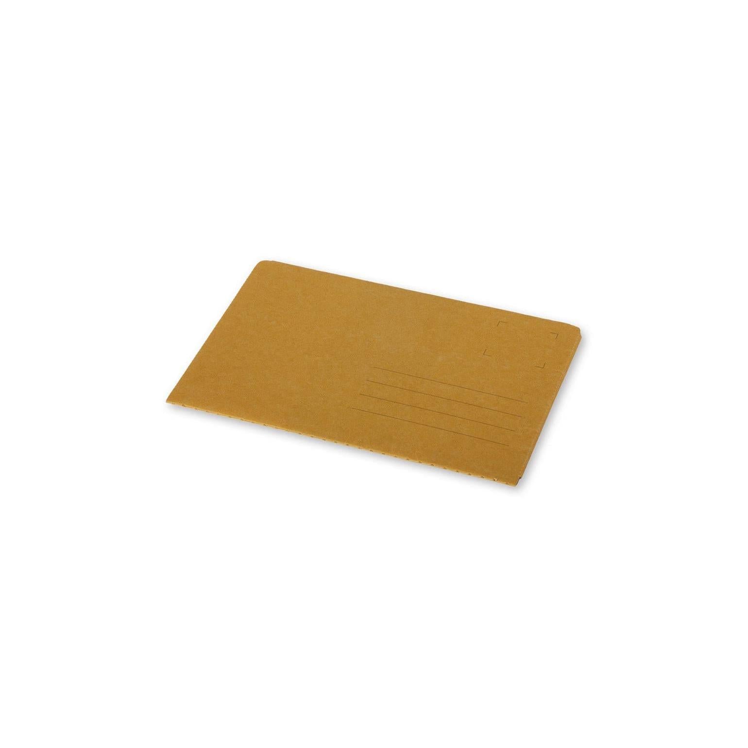 Postal Pocket 9X14 Notebook - Blank Pages - Mustard Yellow