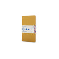 Postal Pocket 9X14 Notebook - Blank Pages - Mustard Yellow