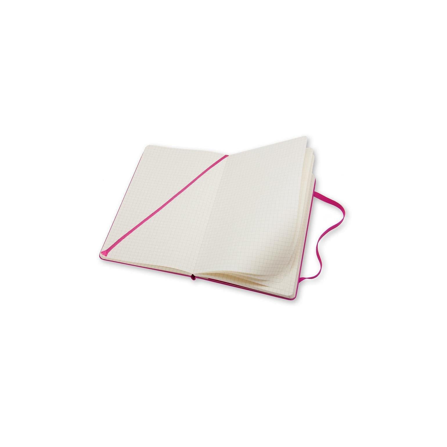 Carnet Classique Pocket 9X14 - Pages Quadrillées - Magenta