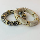 Lot De 2 Bracelet Gemini - Beige
