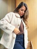 Veste Moumoute Écrue Juliette