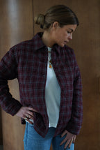 Capucine Quilted Jacket Burgundy