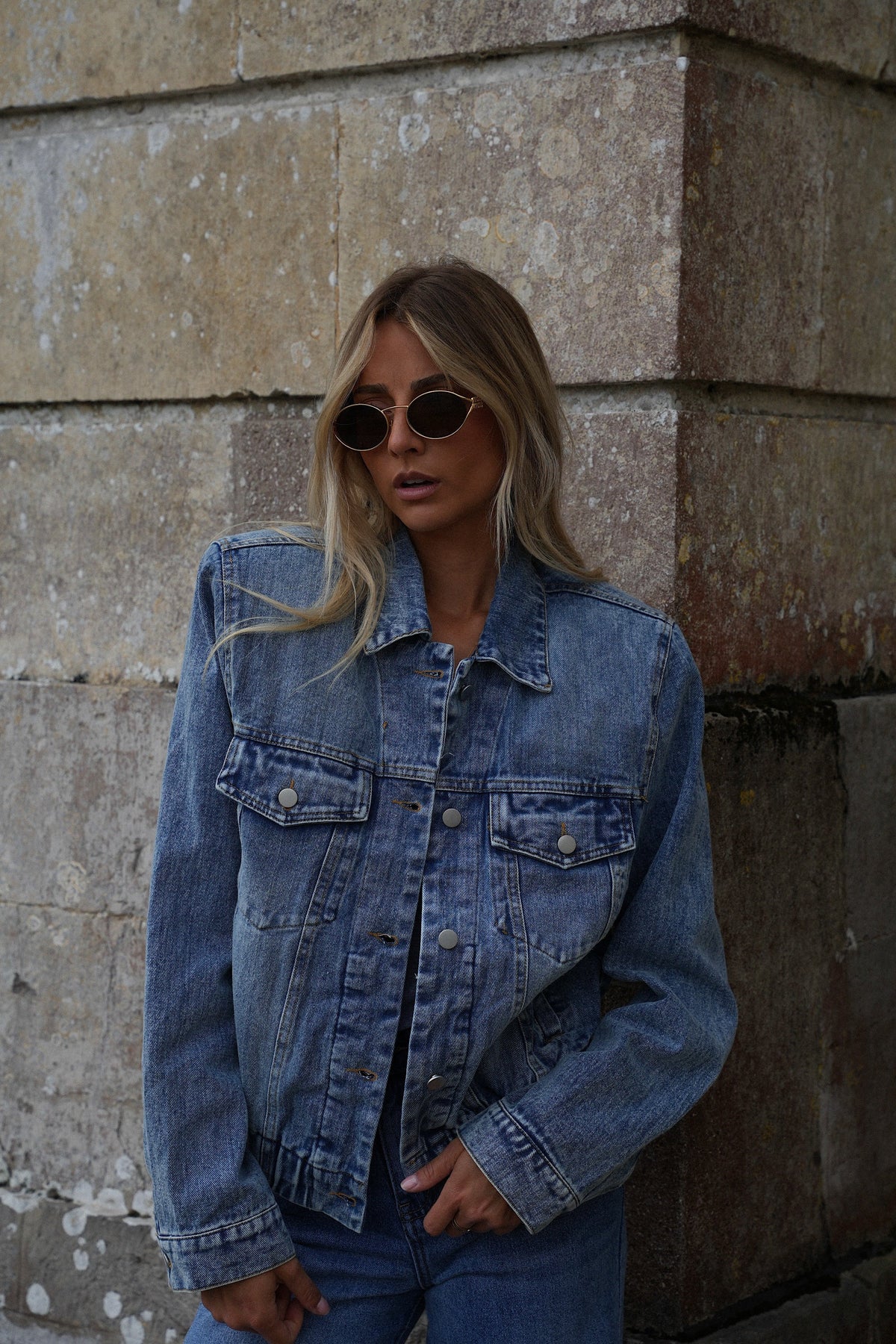 Camille Denim Jacket - Blue