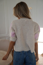 Léa Crema/Rosa - Jersey Manga Corta