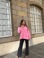 Candy Pink Celeste Denim Jacket
