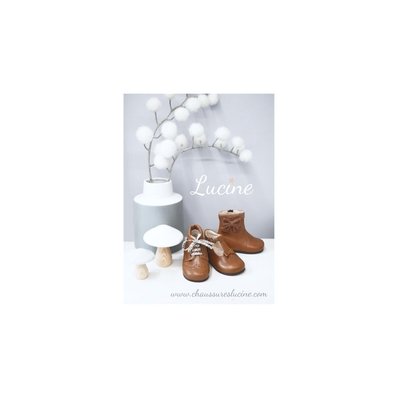 Chaussures Bottillons Fourrés Angèle - Cuir Camel - Mixte