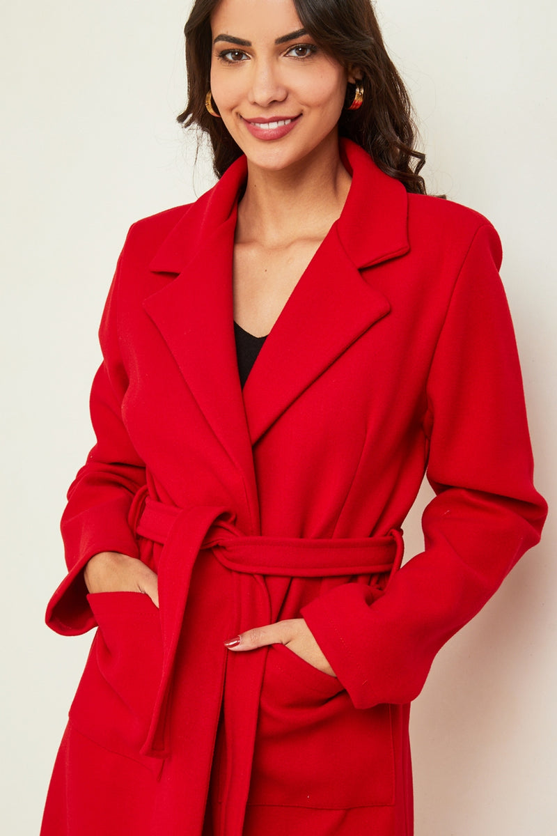 Coat 98211 - Red