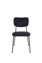Benson - Dining Chair - Fabric - Dark Blue