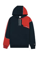 Sweat À Capuche Champion Reverse Weave Patchwork - Bleu