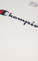T-Shirt Champion Crewneck - Blanc/Noir