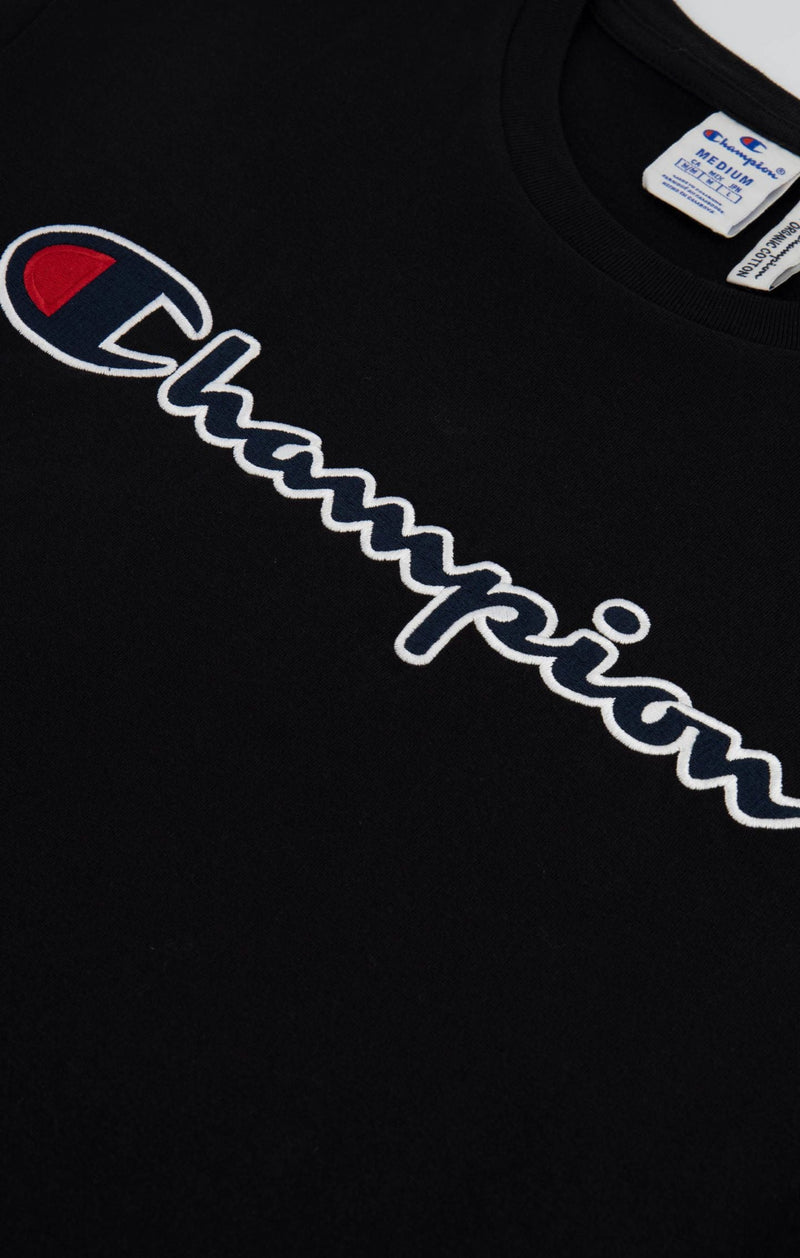 T-Shirt Champion Crewneck - Noir