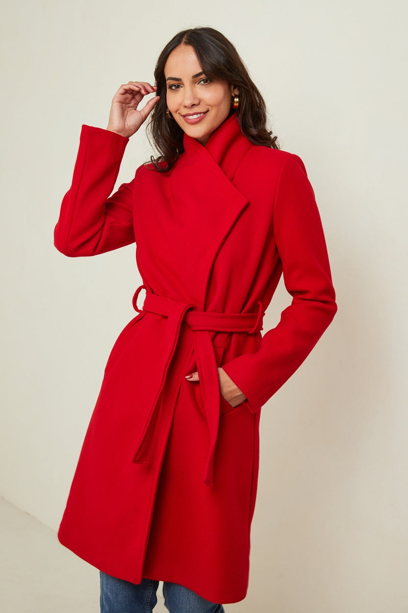 Coat 98696 - Red