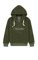 Sweat À Capuche Champion Half Zip Top - Kaki