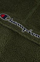 Sweat À Capuche Champion Half Zip Top - Kaki