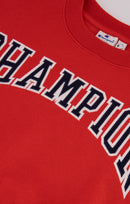 Sweatshirt Champion Crewneck - Rouge