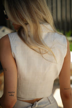 Top Croisé Camila - Beige