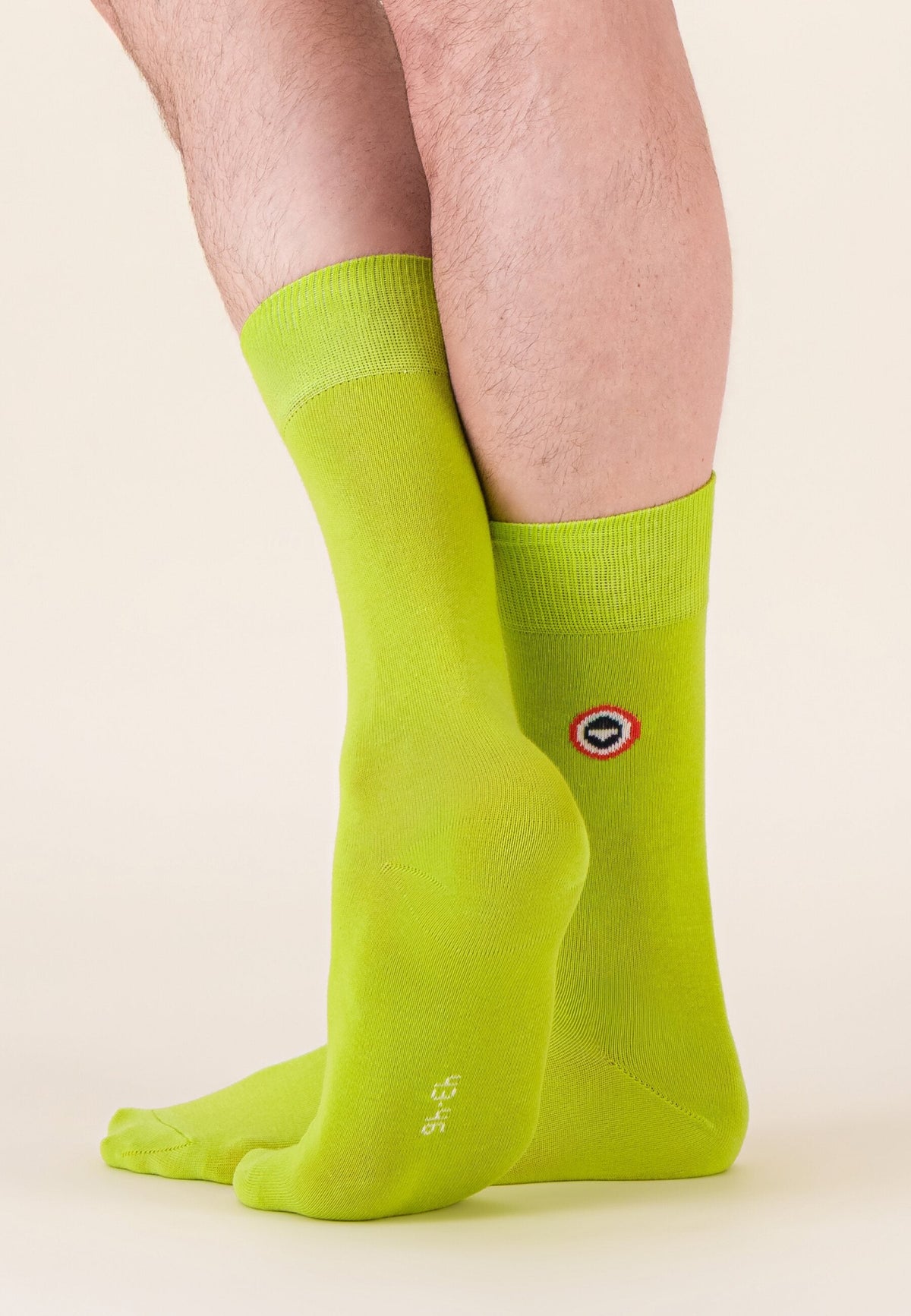 Robuste Cotton Mid-Calf Socks - Aniseed Yellow