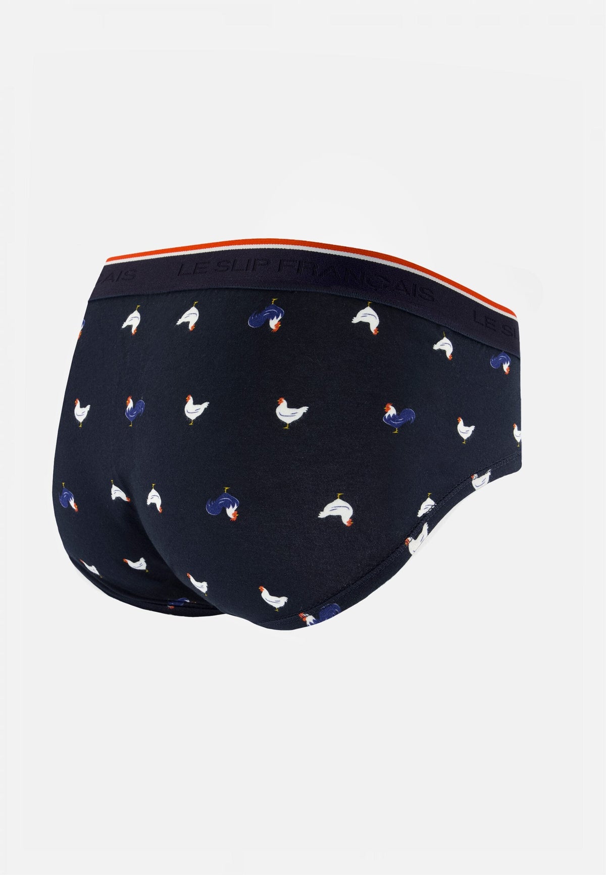 Slip Terrible Coq En Coton - Marine