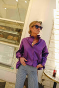 Garance Purple Blouse