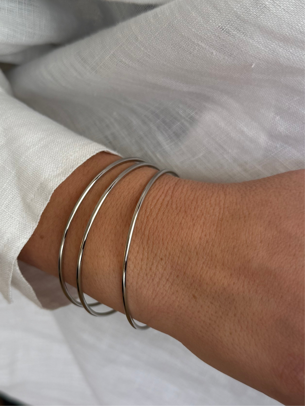 Set Of 3 Guapa Bracelet - Silver