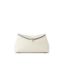 TOTEME T-lock Leather Clutch Bag