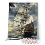 Paint By Numbers - Ocean Galleon