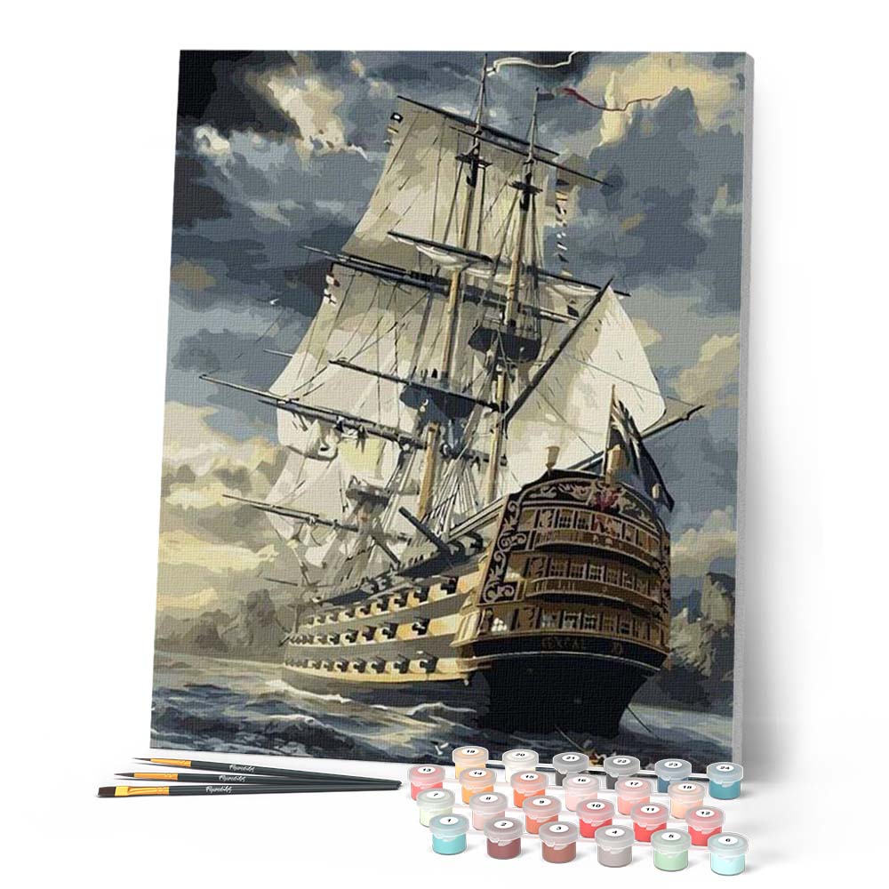 Paint By Numbers - Ocean Galleon