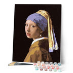 Peinture Par Numéros - Vermeer La Jeune Fille À La Perle