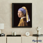 Peinture Par Numéros - Vermeer La Jeune Fille À La Perle