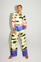 Pantalones Aurora con estampado Tie And Dye de The Funky