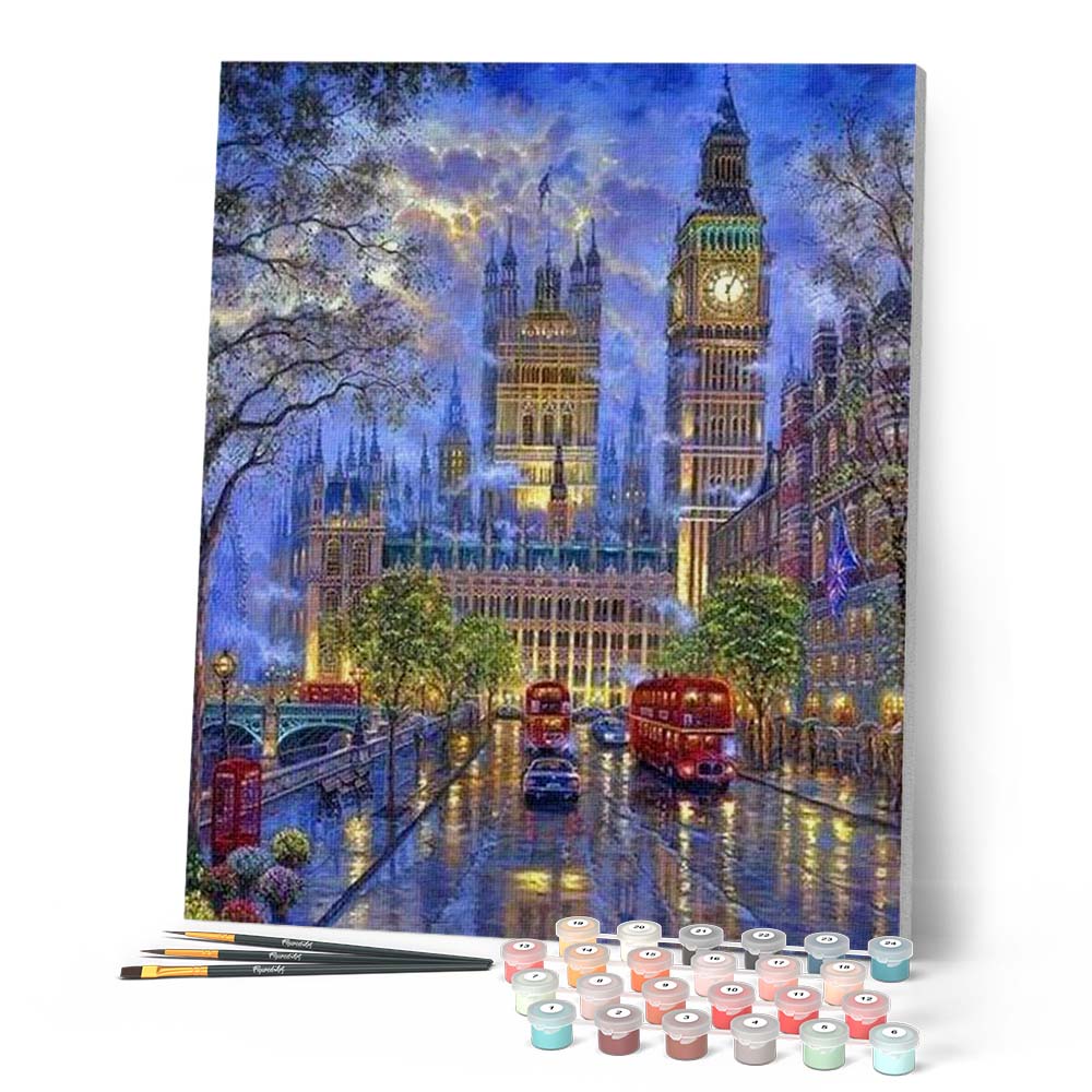 Peinture Par Numéros - Londres Dans La Pénombre