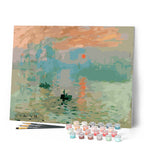 Peinture Par Numéros - Monet Impression Soleil Levant