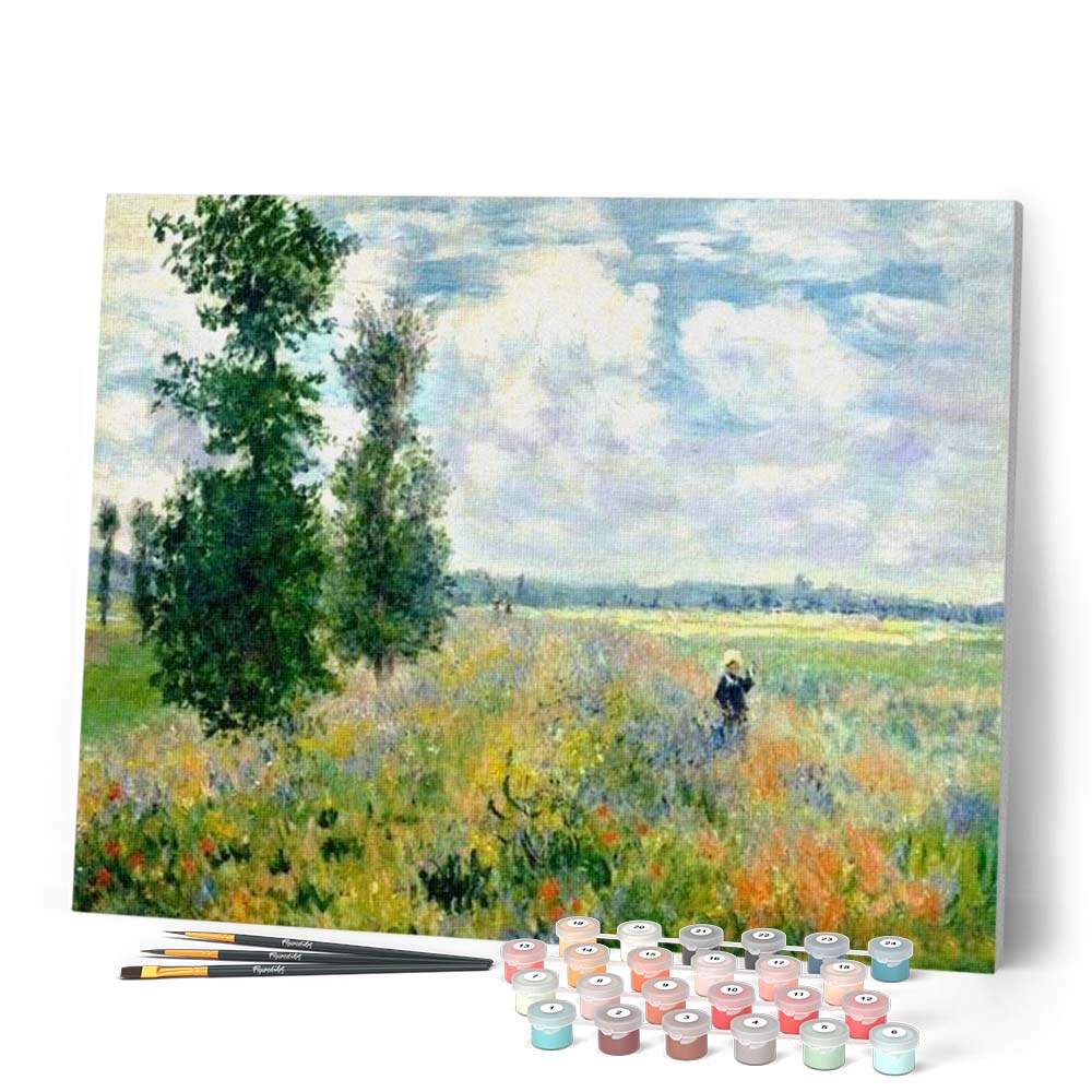 Peinture Par Numéros - Monet Champ De Coquelicots