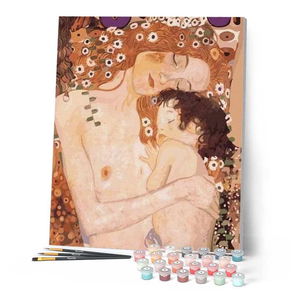 Pintura por números - Madre e hijo de Klimt