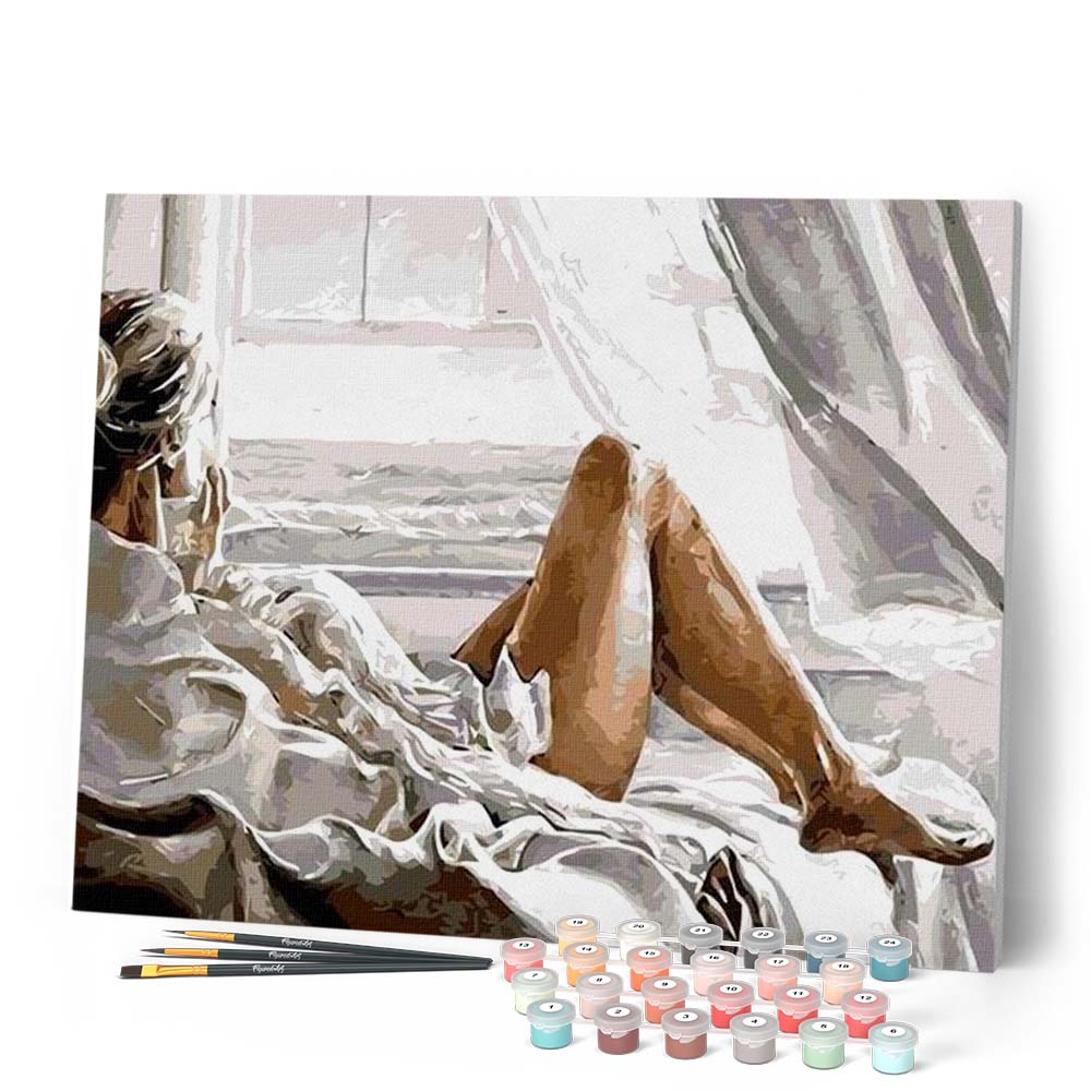 Peinture Par Numéros - Repos Face À La Mer