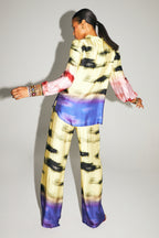 Pantalones Aurora con estampado Tie And Dye de The Funky