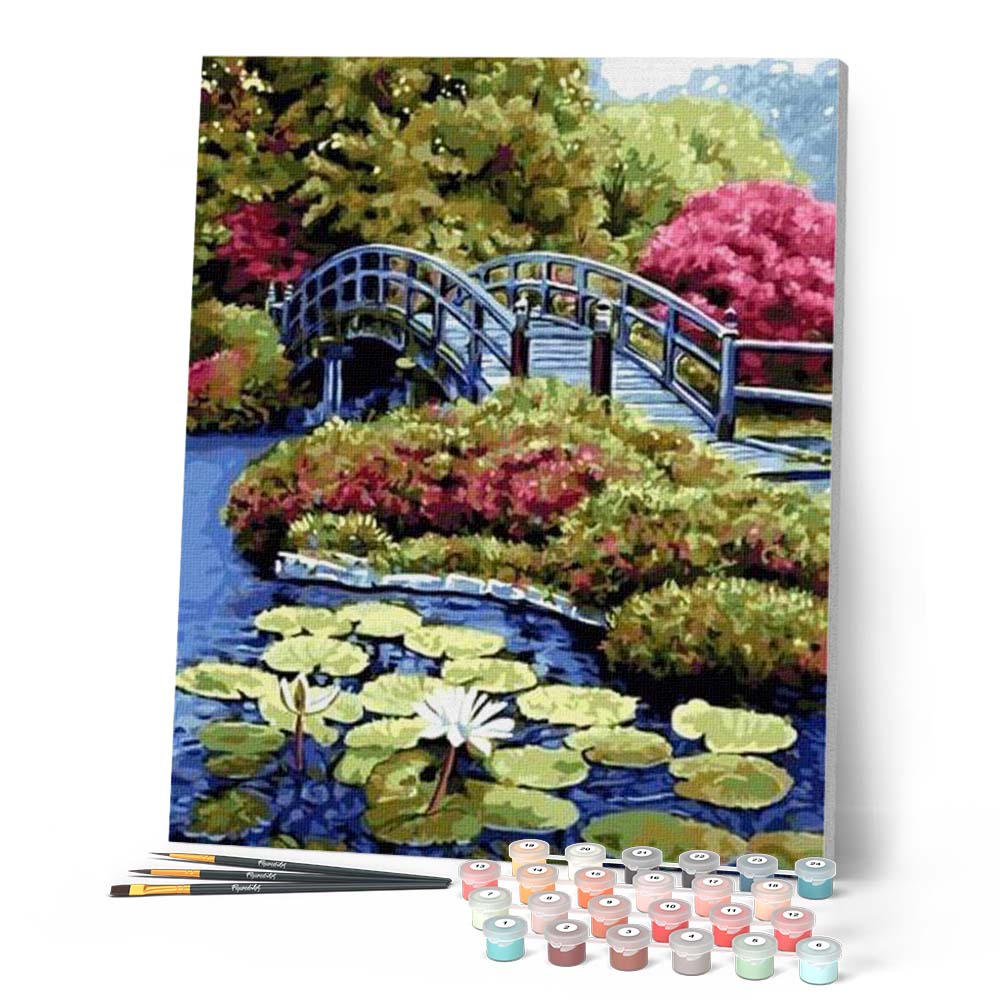 Peinture Par Numéros - Le Pont De Nihonbashi Au Japon