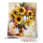 Peinture Par Numéros - Jolis Tournesols