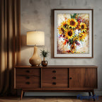Peinture Par Numéros - Jolis Tournesols
