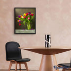 Peinture Par Numéros - Tulipes Multicolores
