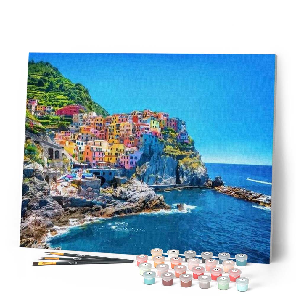 Peinture Par Numéros - Village Des Cinq Terres